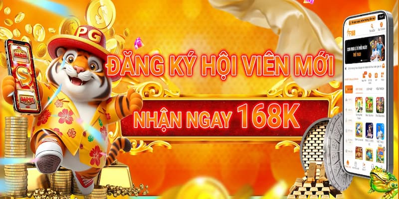 F168 mang đến phần quà cực hấp dẫn cho những ai là hội viên mới của đơn vị