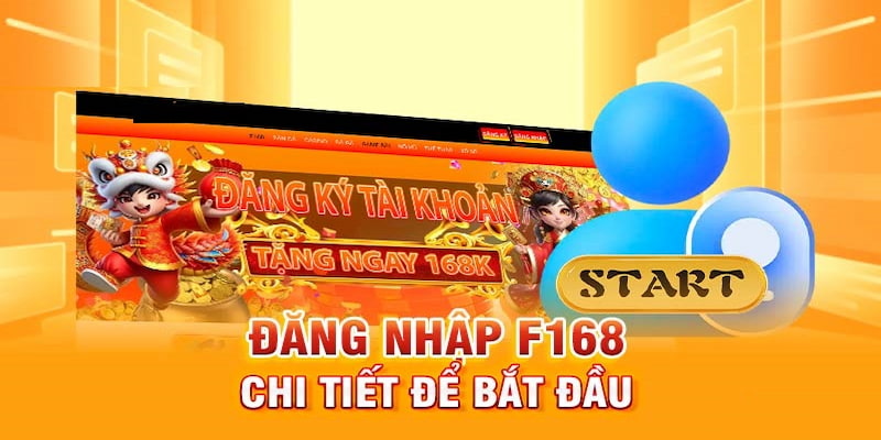 Hội viên cần điền tên tài khoản và mật khẩu khi đăng nhập F168